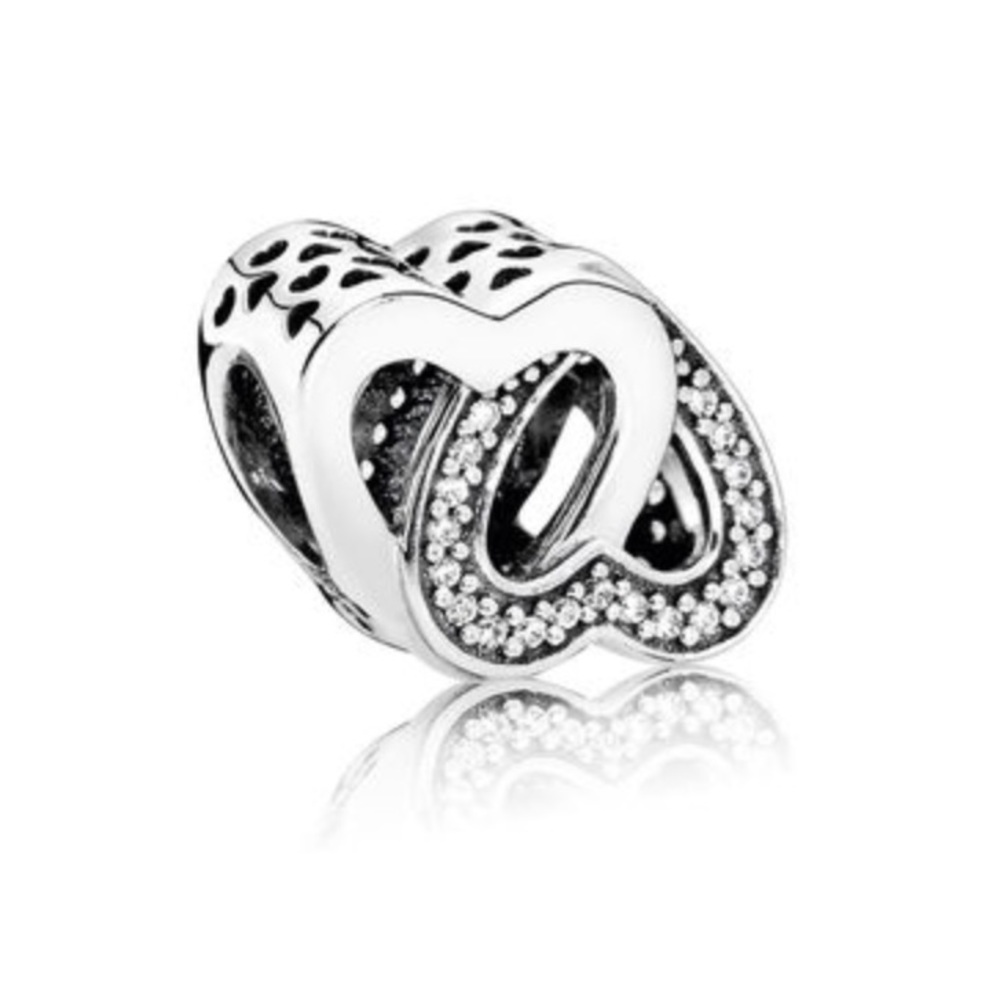 PANDORA Double Heart Charm